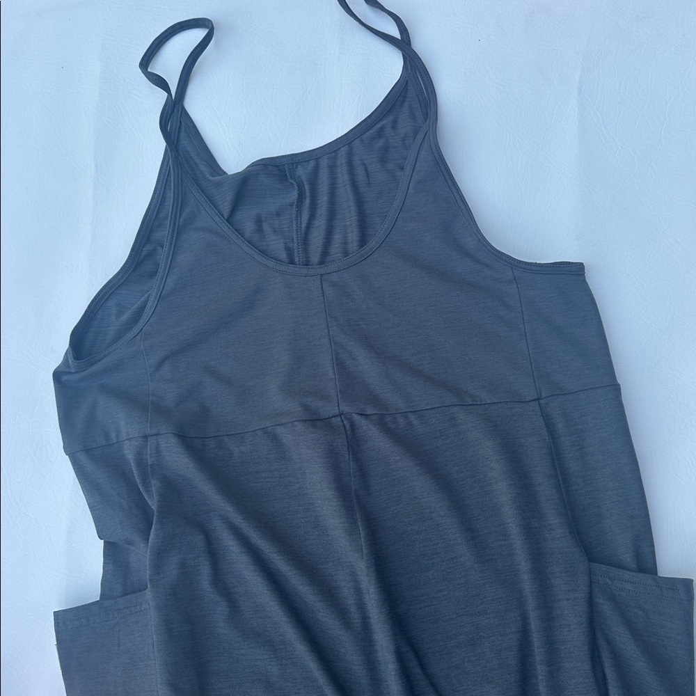 Vuori Breezy Jumpsuit Heather Gray pockets S style #VW4006 - Picture 3 of 7
